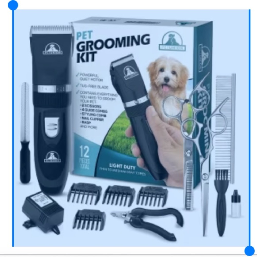 Professional Pet Grooming Kit Black New